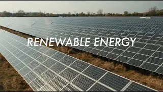 16 Minutes of RENEWABLE ENERGY Aerial Drone Stock Video Footage / Solar Plant and Wind Turbines [4K]