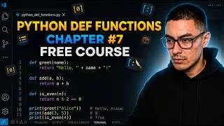 Python Day 7 Def Functions Explanation (Free Python Course)PCEP Certified Entry Level Python Program