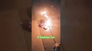 5 Chakri Ek Sath Fire 🔥 | Diwali Patake Masti 💥 | Amazing Firecracker Short Video