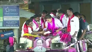 TRS Party Working President Sri. KTR Participating in Road Show at Gattuppal