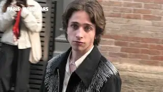 Raphael Luce ( Stranger things) arrival @ show AMIRI Paris Fashion Week 22 january 2026