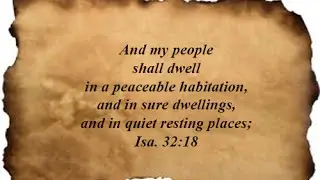 Isaiah 32:18