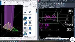 Base Plate For Tapered Column In Tekla Structure #teklastructures