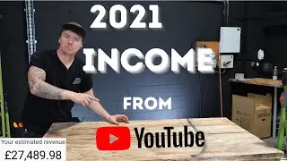 YOUTUBE Paid Me In 2021 - ad revenue