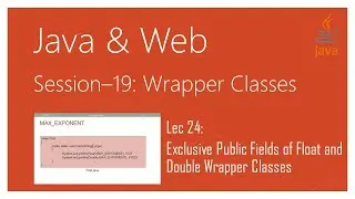 Wrapper Classes in Java | #24 | Exclusive Public Fields of Float and Double Wrapper Classes