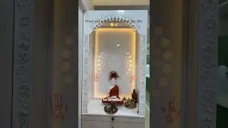 Peaceful Gautam Buddha mandir design ✨ | By HT Interior, Pune #htinterior #interiordesign #home