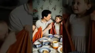 Father And Daughter Eating Competition(Comedy)