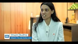Exclusive Interview with Ms Khushi Budhia from Steamhouse at Boiler India 24