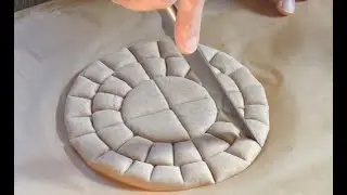 Preparing the Communion Bread