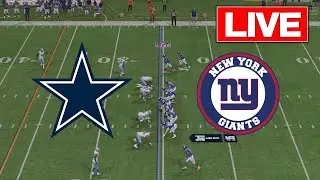 🔴 LIVE🔴New York Giants vs Dallas Cowboys / Today/ January 4/ Week 18/ Madden NFL 26