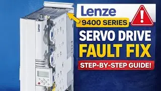 Lenze 9400 Series Servo Drive Fault Repair | Easy Step-by-Step Error Solution