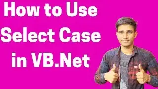 #12 How to Use Select Case in VB.Net (Hindi/Urdu) | Shubham Jangid