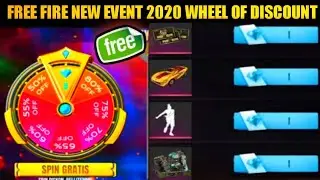 FREE FIRE NEW EVENT 2020 l WHEEL OF DISCOUNT EVENT l  ELITE PASS  DISCOUNT EVENTS 2020