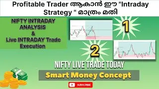 Live Intraday Trading Strategy Using SMART MONEY CONCEPTS in Malayalam