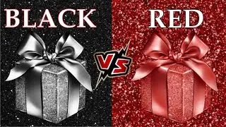 BLACK VS RED ✨ CHOOSE YOUR GIFT 🎁❤️✨