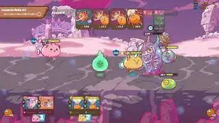 How to complete Lunacia Ruin 21 with BBP Starter Team | Axie Infinity