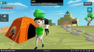 Mr.Dude: King of the Hill - gameplay Online Unity TPS Fighting game Beat em up Crime Ragdoll Villain