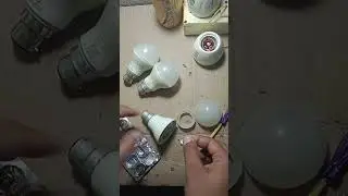 Bina Solding Iron Ke LED Bulb Kaise Banaye #shorts #youtubeshorts #shortsvideo #trending