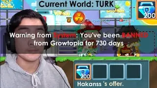 TURK WORLD SOLD For 200 BGL! + (NEW OWNER GOT BANNED) Ft. Hakanss - Growtopia