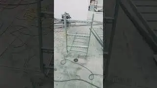 450mm ladder tray 90 degrees bend #cabletray #welding