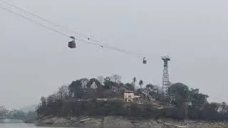 Brahmaputra river, boating, Tourists attraction ,Beautiful roadway over Brahmaputra river.