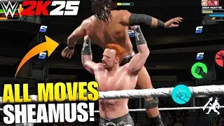 🔥 Sheamus EXPOSED! 😱 WWE 2K25 Netflix Edition Android v0.1314.0 | Every Move & Finisher Revealed