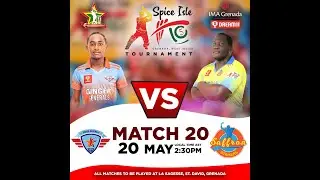Dream 11 Spiceisle T10 - Match 20 Ginger Generals vs Saffron Strikers | May 20th, 2025