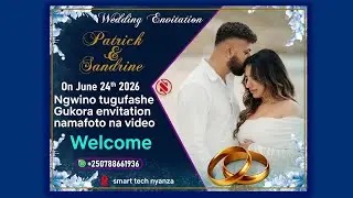 How to Create a Wedding Invitation Design with Photo & Video | Modern Digital Invite Sekawige 2026