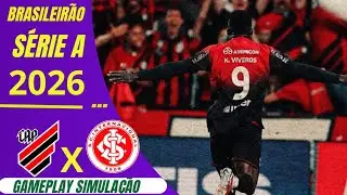 ATHLETICO-PR X INTERNACIONAL AO VIVO COM IMAGENS | BRASILEIR&Atilde;O S&Eacute;RIE A | HOJE GAMEPLAY NO PES 21