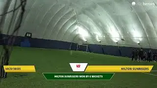 HAMILTON TOWN BOYS vs Milton Sunrisers live cricket match | HCA Canada Tapeball Tournament 5th Edit
