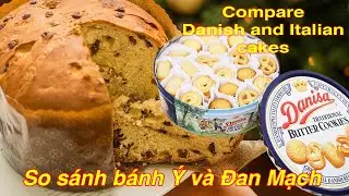 [So sánh bánh Danisa của Đan Mạch và bánh Panettone Madi của Ý]