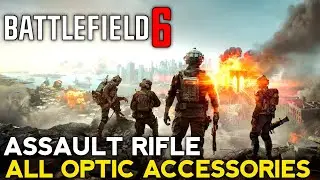 Assault Rifle All Optic Accessory BATTLEFIELD 6 | Assault Rifle BF6 | BF6 Assault Rifle Attachments 