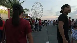 Walking From MoA to Manila Baywalk at Sunset
