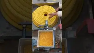 Production of mixed grain puffed food