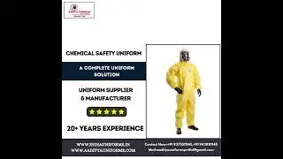 Chemical Safety Uniform Available At Aaditya Uniforms