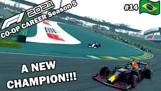 THE NEW CHAMPION!!! | F1 2021 CO-OP CAREER | Race 14 - Brazil