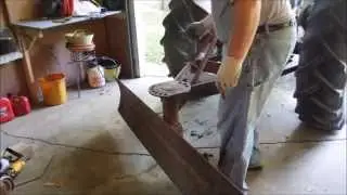 Weld Repairs To 3 Point Grader Blade - Pt 1 - by Old Sneelock's Workshop