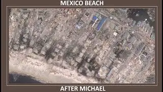 SATELLITE: BEFORE & AFTER HURRICANE MICHAEL