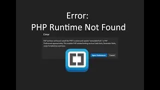 Brackets - PHP Runtime Not Found (Fixed)