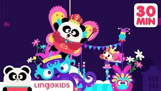 CARNIVAL SONG 🎭🎶 + More Party Songs for Kids | Lingokids