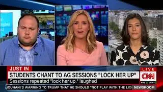 As Conservative High-Schoolers Chant 'Lock Her Up,' Jeff Sessions Laughs And Repeats Phrase