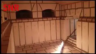 heating up process for glass furnace