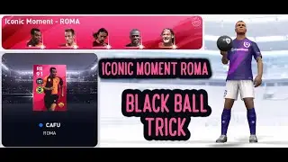 Black Ball Trick In Iconic Moment ROMA Pack || Pes 2020 Mobile || LM10PES
