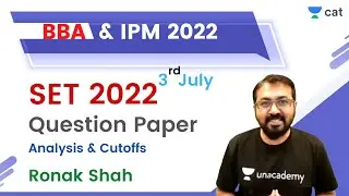 SET 2022 | BBA & MC | Question Paper | Solutions | Analysis and Cutoffs | Admission Process | Ronak
