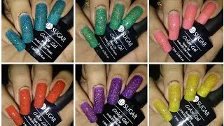UR SUGAR HOLOGRAPHIC JELLY GEL POLISH LIVE SWATCHES AND REVIEW!!!