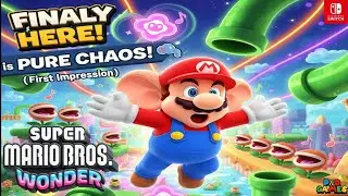 Super Mario Bros Wonder is FINALLY Here! 🐘 (First impression)