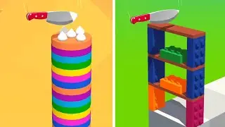 Slice It All Game! Very Satisfying and Relaxing ASMR Slicing Video NEW UPDATE