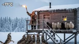 90-Year-Old Woman Faces a Wolf Horde at &ndash;71&deg;C to Protect Her Snow Sheep | Yakutia Survival Story