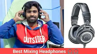 Audio-Technica ATH-M50X Professional Monitor Headphones || best mixing headphones