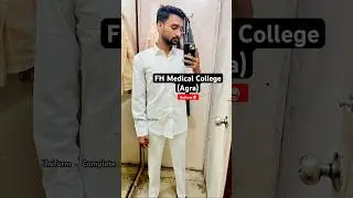 FHMC(Agra)❤️&zwj;🔥#university #uniform #dress #fhmc #agra #college #mbbs #shorts #viralshort #10k